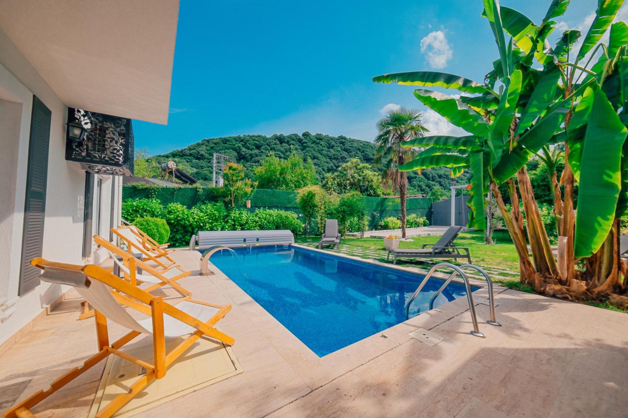 ספנג'ה Villa Atlas Muhafazakar Havuzlu, Mustakil Genis Bahceli מראה חיצוני תמונה