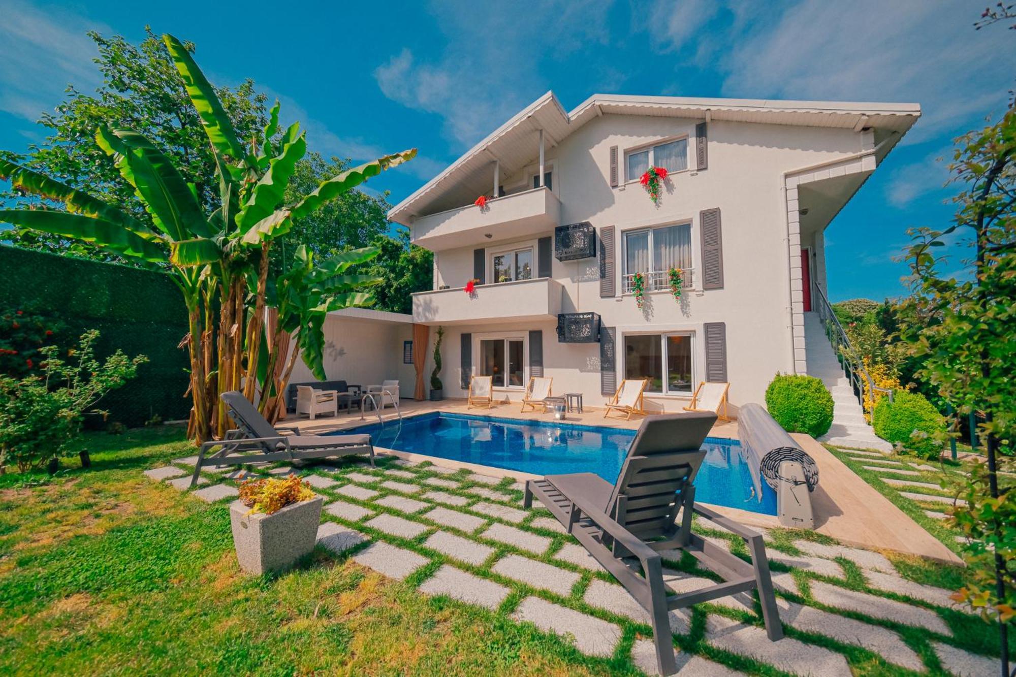 ספנג'ה Villa Atlas Muhafazakar Havuzlu, Mustakil Genis Bahceli מראה חיצוני תמונה