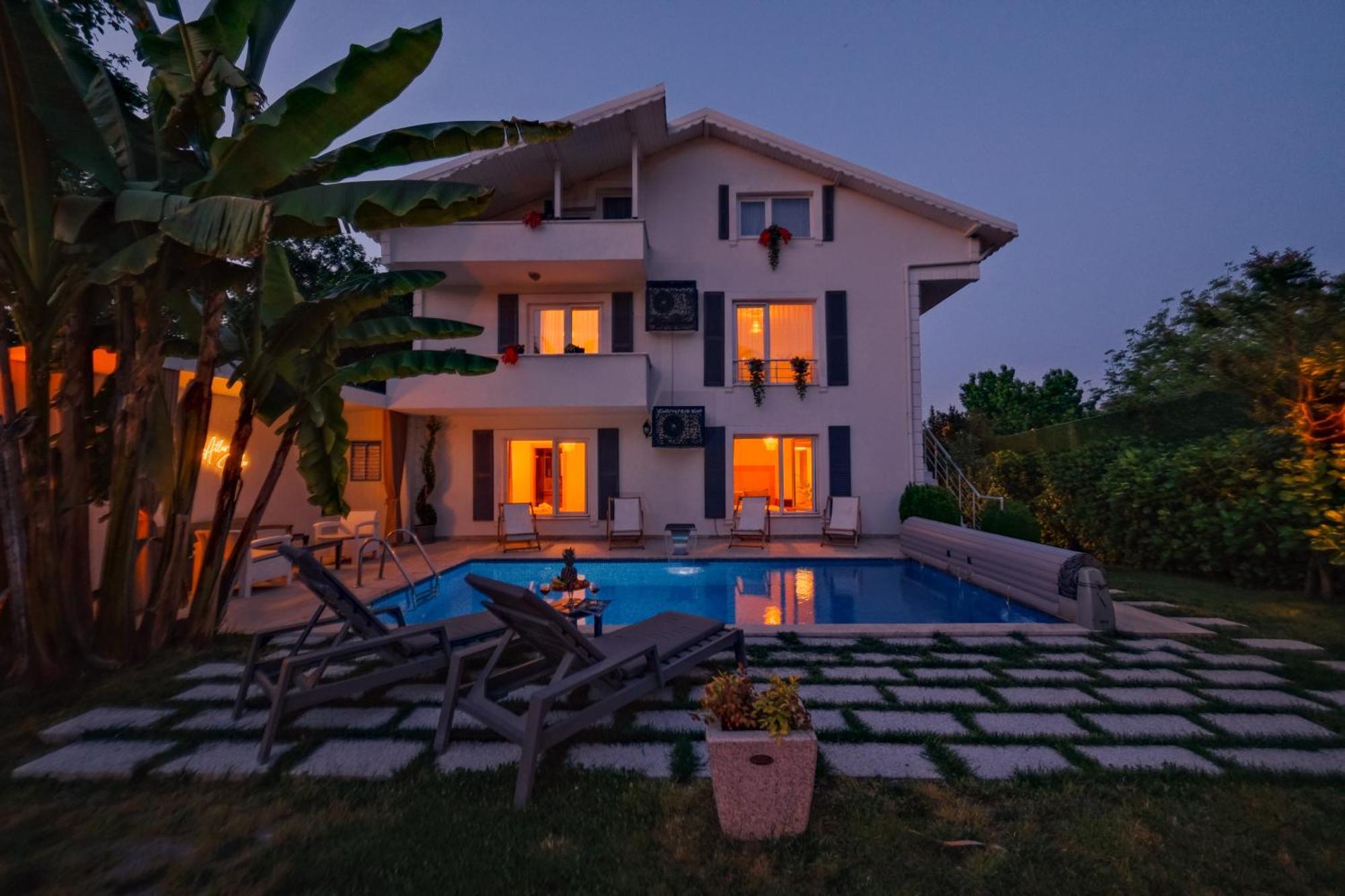 ספנג'ה Villa Atlas Muhafazakar Havuzlu, Mustakil Genis Bahceli מראה חיצוני תמונה