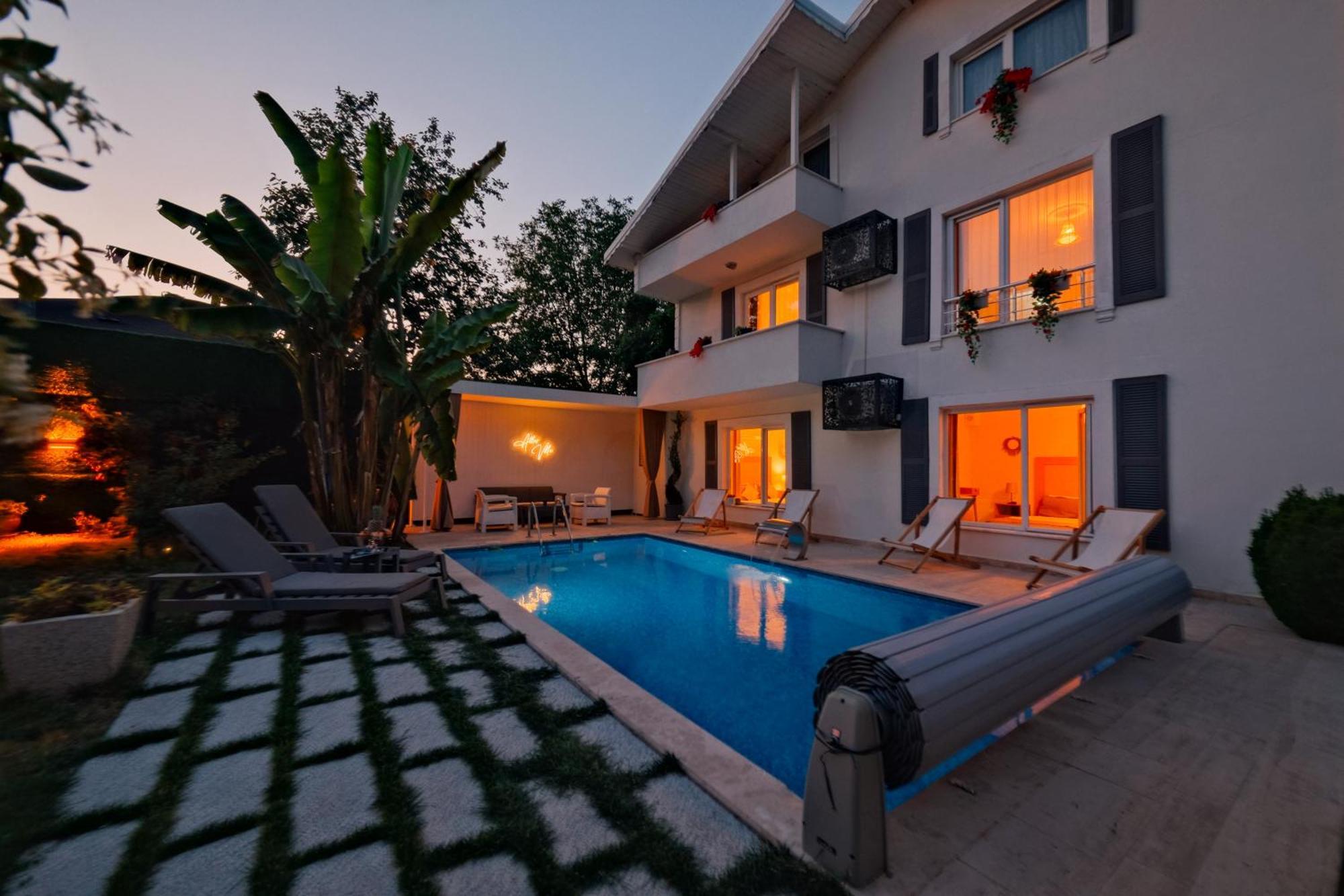 ספנג'ה Villa Atlas Muhafazakar Havuzlu, Mustakil Genis Bahceli מראה חיצוני תמונה
